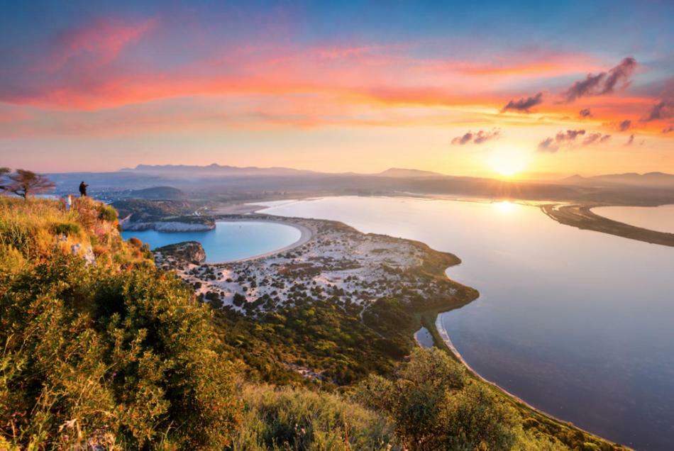 Appartamento The House Of "Angelina", Magnificent View Of The Sea Methoni  Esterno foto